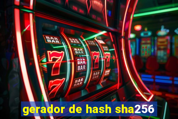 gerador de hash sha256